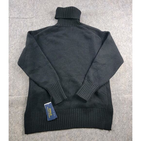 Polo Ralph Lauren Men’s Wool Cashmere Turtleneck Sweater Black Size S NWT - Picture 3 of 10